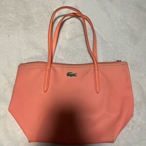 Lacoste Women's Peach Tote Bag